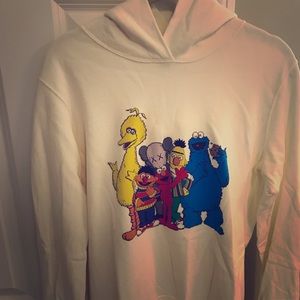 Uniqlo x KAWS Sesame Street hoodie NWOT